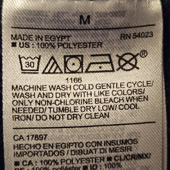 Old Navy Dark Gray Quarter Zip Fleece Pullover - Size Medium - Picture 2 of 4